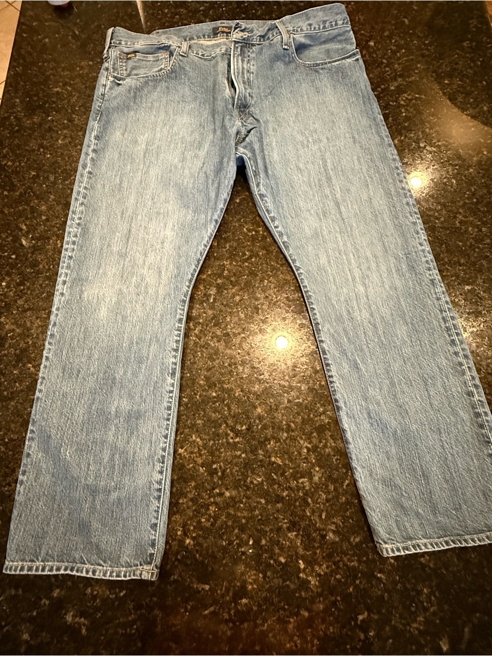 Ralph Lauren Men's Light Blue Straight Jeans
